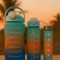 AquaRise Gradient Water Bottle This 3-bottle set (300ml, 700ml, 1000ml)
