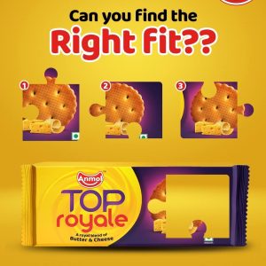 Anmol Top Royal Biscuit 30 (1 Box of 18 Packet)